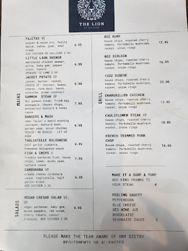 Opinii despre The Lion by Olivers în Nottingham - Hospitality and gastronomy