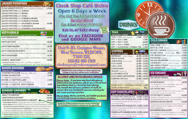 Clock Stop Cafe Bistro - Hospitality and gastronomy