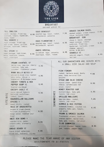 The Lion by Olivers - Nottingham