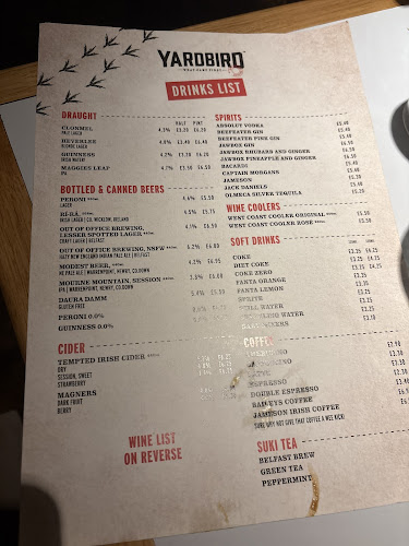 The Dirty Onion and Yardbird - Hospitality and gastronomy