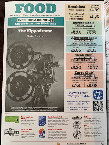Opinii despre The Hippodrome - JD Wetherspoons în Market Drayton - Hospitality and gastronomy