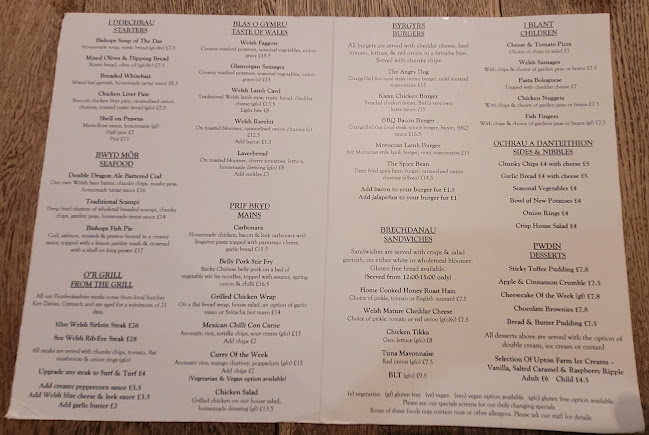 Opinii despre The Bishops în Haverfordwest - Hospitality and gastronomy