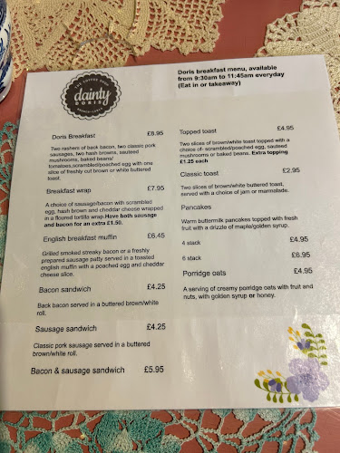 Opinii despre Dainty Doris Coffee Shop în Doncaster - Hospitality and gastronomy