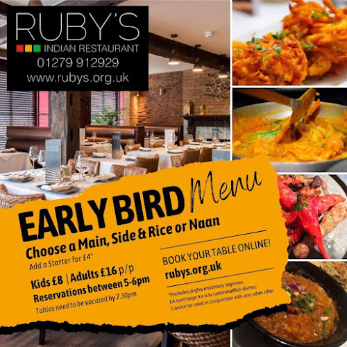 Comentarii opinii despre Ruby’s Indian Restaurant Bishop’s Stortford