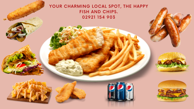 Opinii despre The Happy Fish & Chips în Caerphilly - Hospitality and gastronomy