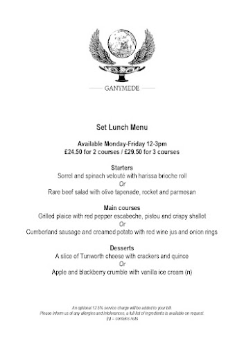 Ganymede SW1 - Hospitality and gastronomy