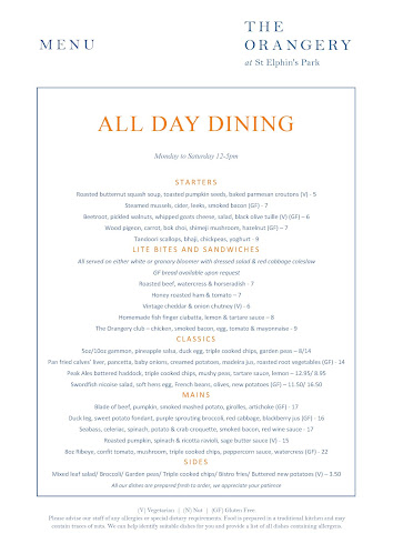 Comentarii opinii despre The Orangery Restaurant