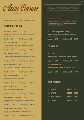 Opinii despre Azizi Cuisine în Harrow - Hospitality and gastronomy