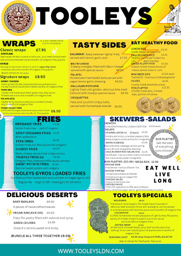 TOOLEYS GREEK London Bridge - Hospitality and gastronomy