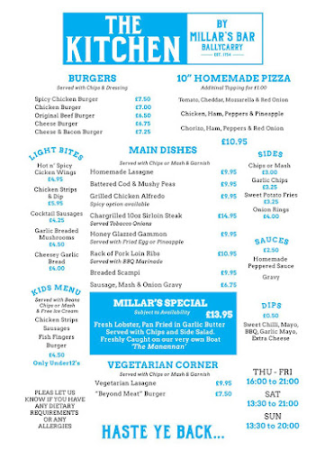 Opinii despre Millars Bar Ballycarry în Carrickfergus - Hospitality and gastronomy