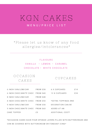 KGN Cakes - Bonnybridge