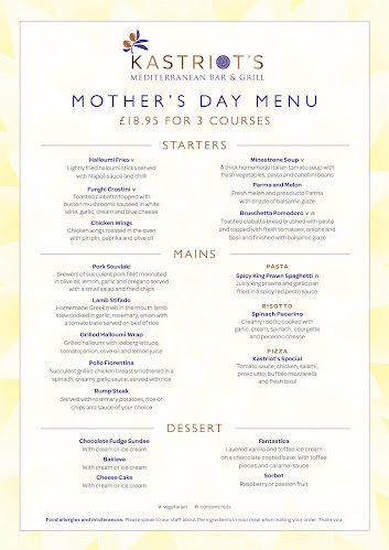 Kastriot's Mediterranean Bar & Grill