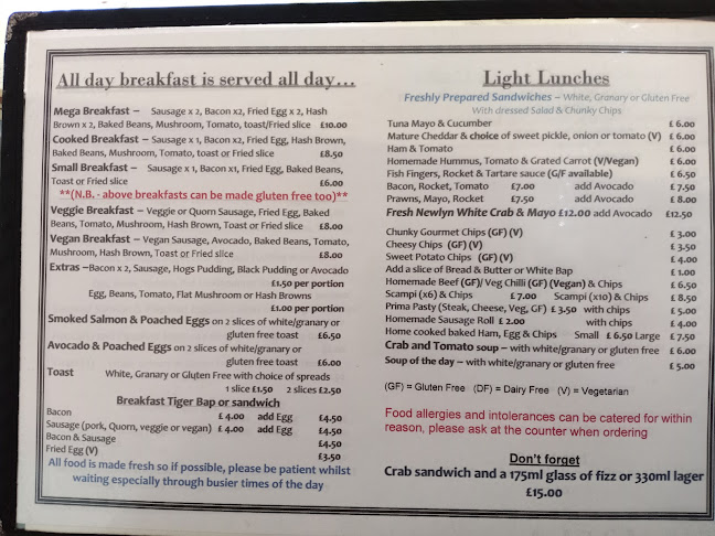 Opinii despre Harbour View Cafe în Helston - Hospitality and gastronomy