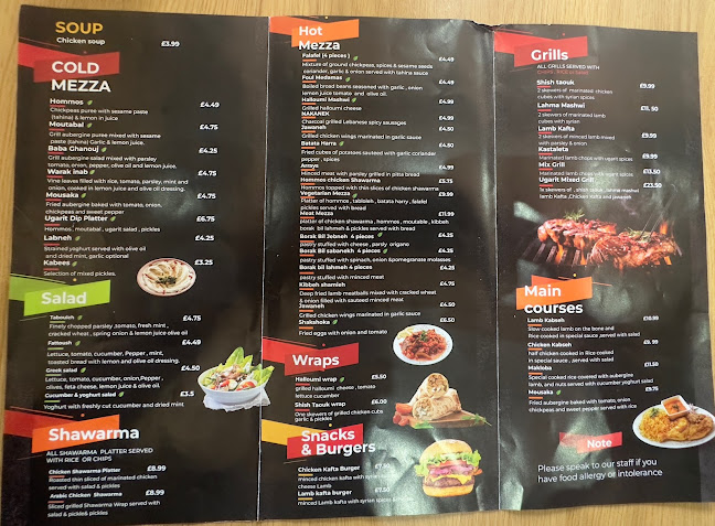 Opinii despre UGARIT CUISINE / SHISHA în Huddersfield - Hospitality and gastronomy