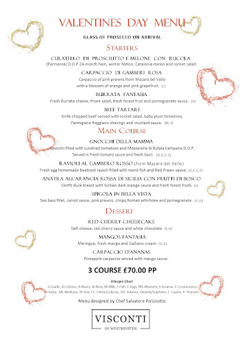 Visconti of Westminster Italian Fine Dining & Cocktail Bar