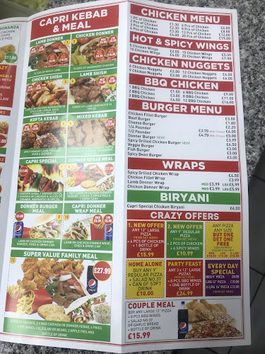 Capri Pizza Fried Chicken - Hospitality and gastronomy