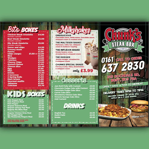 Chunk's Steak Box Bury - Bury