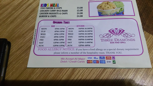 THREE DIAMONDS BAR AND GRILL - Hospitality and gastronomy