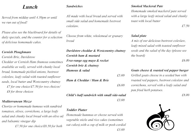 Opinii despre Snail's Pace Cafe în Bodmin - Hospitality and gastronomy