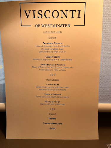 Visconti of Westminster Italian Fine Dining & Cocktail Bar - London