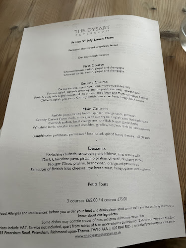 The Dysart Petersham - Hospitality and gastronomy