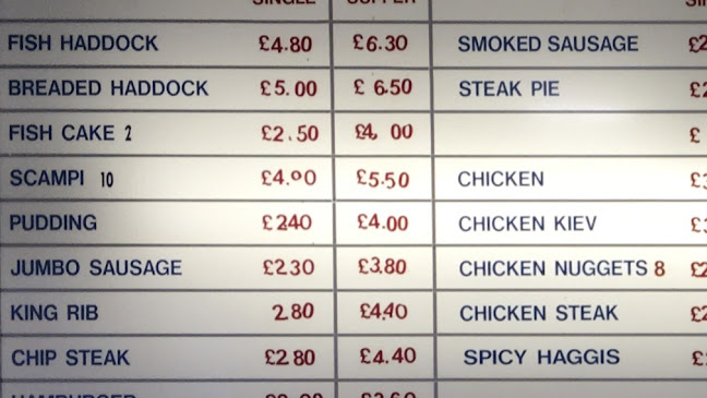 K & K Fish Bar - Hospitality and gastronomy