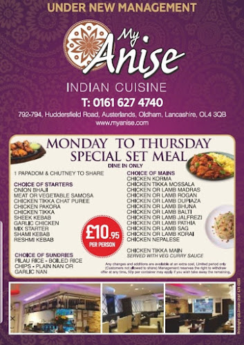 Opinii despre Anise Indian Restaurant în Oldham - Hospitality and gastronomy