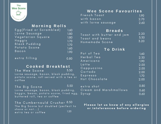 Opinii despre The Wee Scone Cafe în Glasgow - Hospitality and gastronomy