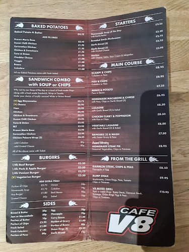 Opinii despre Cafe V8 în Inverness - Hospitality and gastronomy